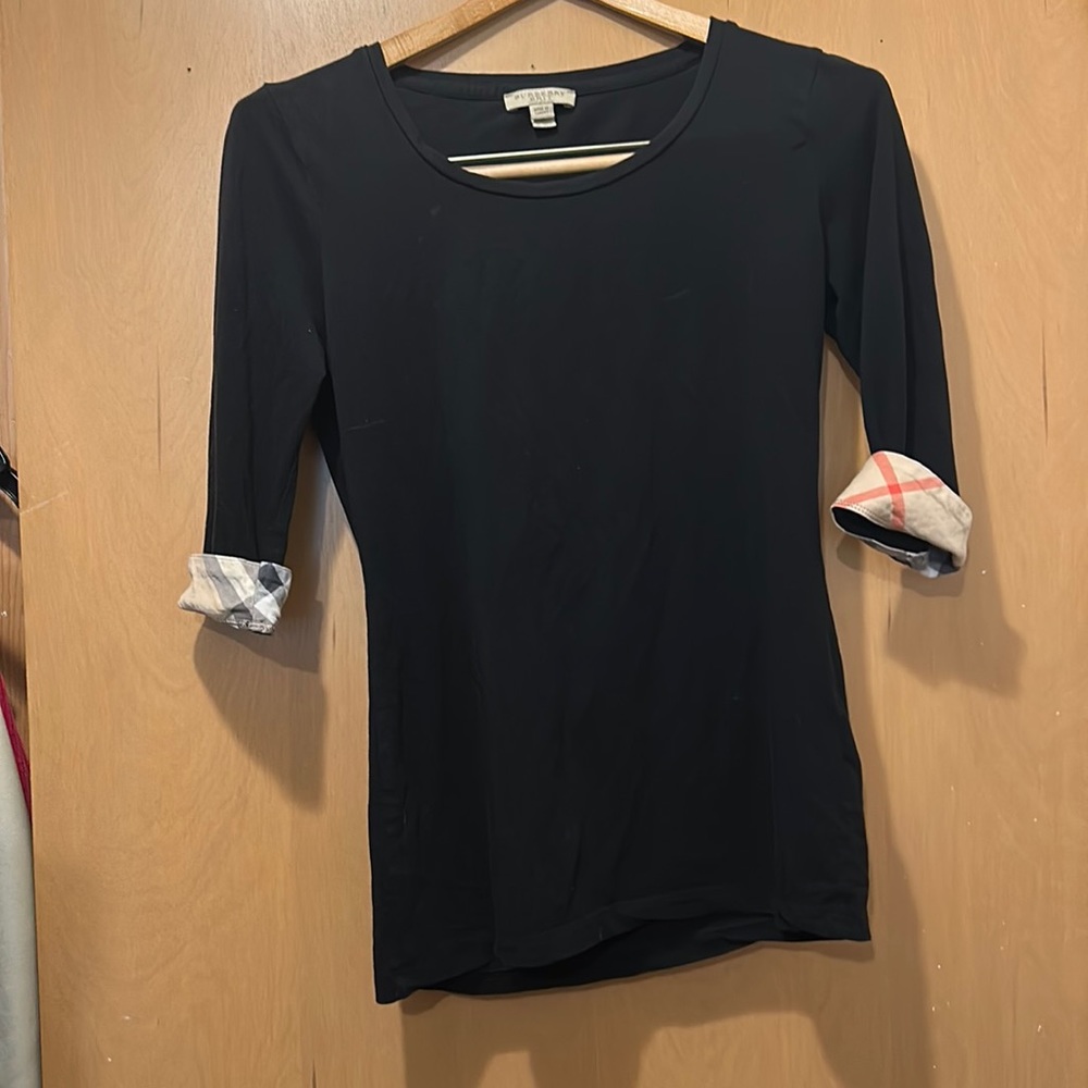 Burberry black top in great condition size small